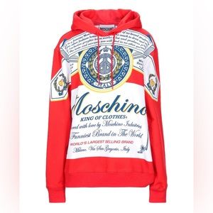 Moschino Budweiser Logos FW19 Capsule Hoodie